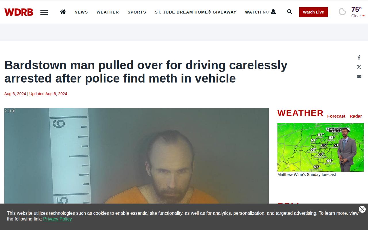 WDRB Nelson County episodic crime news report